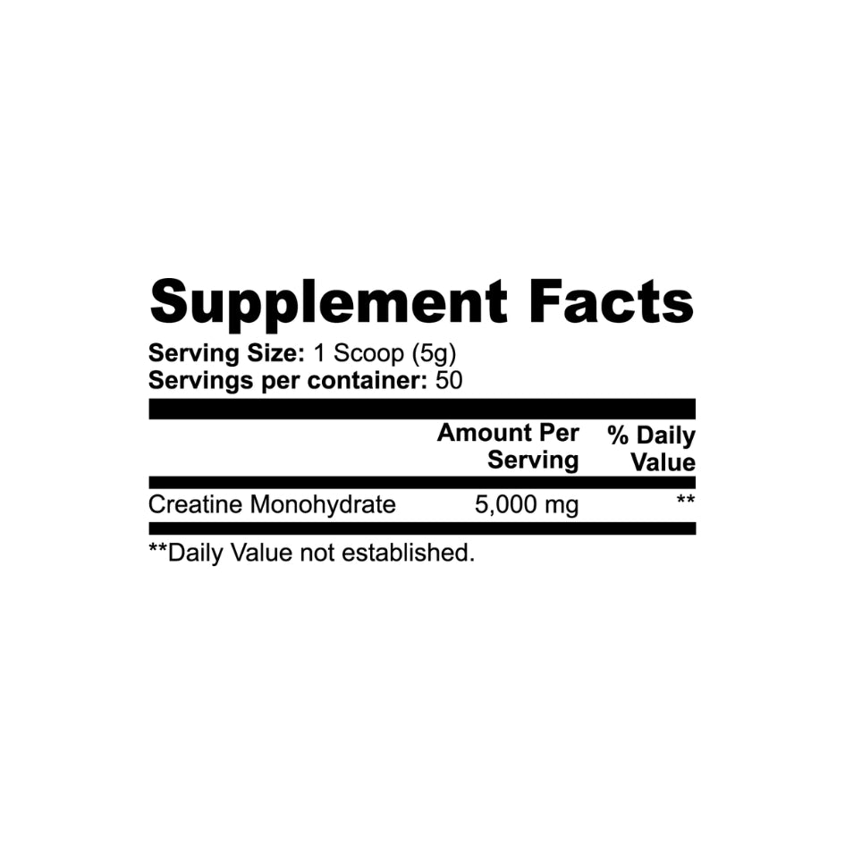 CREATINE MONOHYDRATE - PURE
