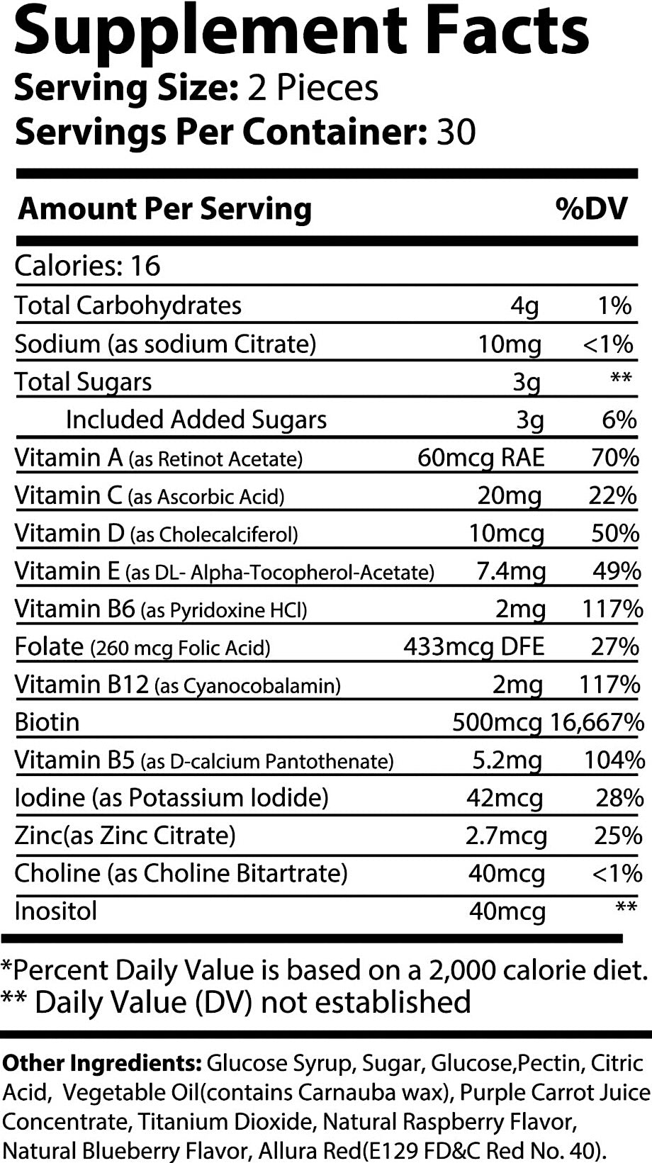 HAIR VITAMIN | GUMMIES