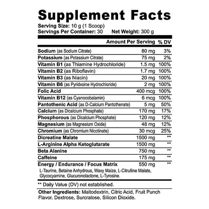 PRE - FLEX | FRUIT PUNCH PRE-WORKOUT